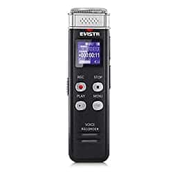 Evistr 16GB Digital Voice Recorder for Podcasting | Keynote Content